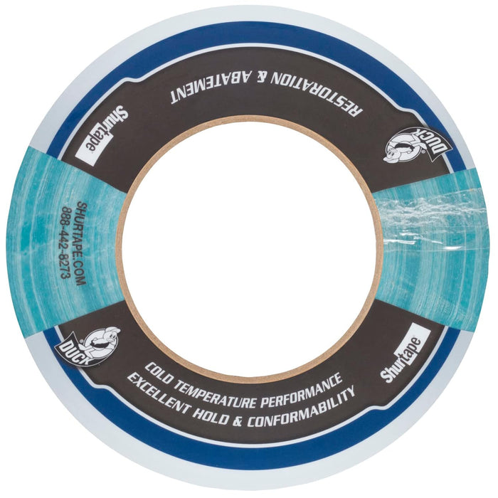 Duck Pro 105452 by Shurtape General Purpose Grade, Co-Extruded Abatement Duct Tape Mold and Asbestos Remediation and Abatement, 48mm x 60yd, 9.0 mil, Teal Blue, 1 Roll