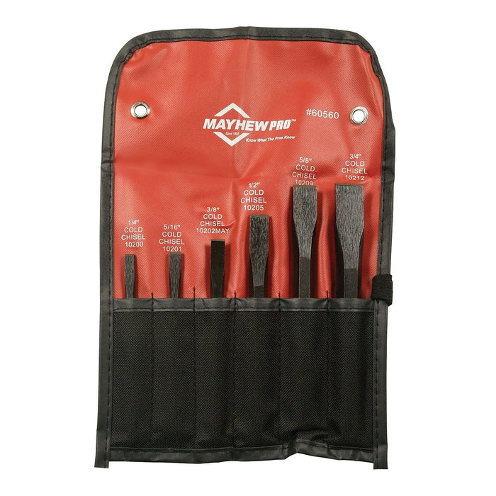 Mayhew Pro 60560 Cold Chisel Kit, 6-Piece