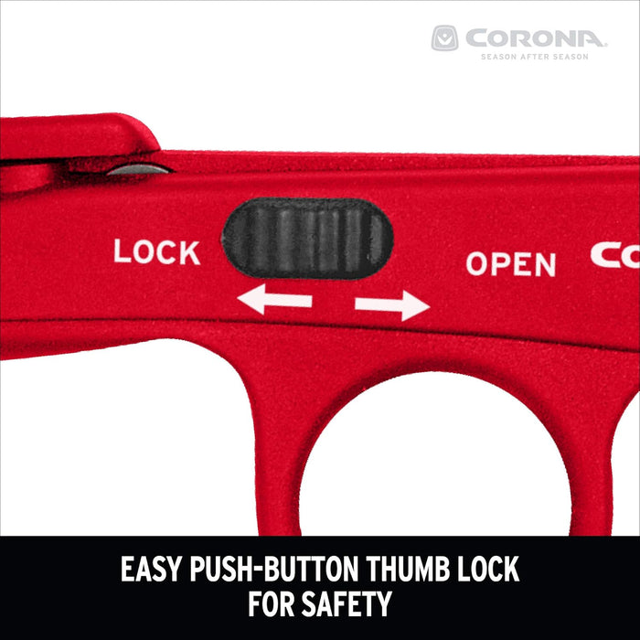 Corona FS4110 Hydroponic Finger Micro Snips, Red