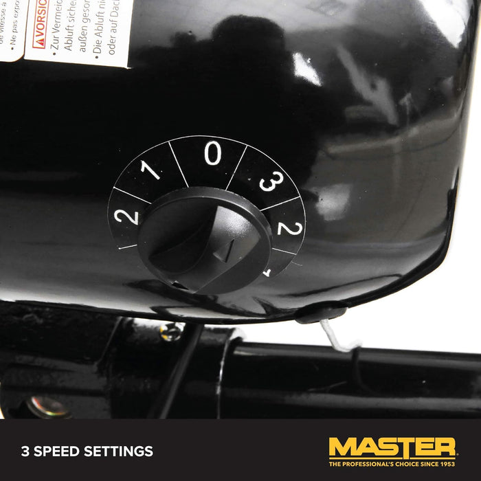 Master MAC-24W 24 Inch Industrial High Velocity Wall Mount Fan for Commercial, Shop or Garage, All Steel Construction