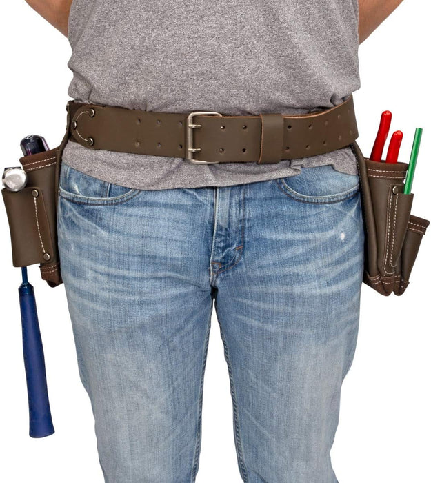 Estwing 94744 7 Pocket Leather Tool Apron