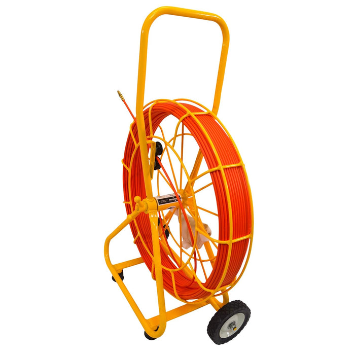 Jameson 6-14-400M Easy Buddy Electrical Fish Tape Duct Rodder with 400 Feet of 1/4-inch Fiberglass Rod Marked Every 5 Feet