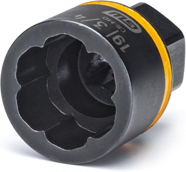 GEARWRENCH 7 Pc. 1/4 & 3/8" Drive Metric Bolt Biter Impact Extraction Socket Set - 87911