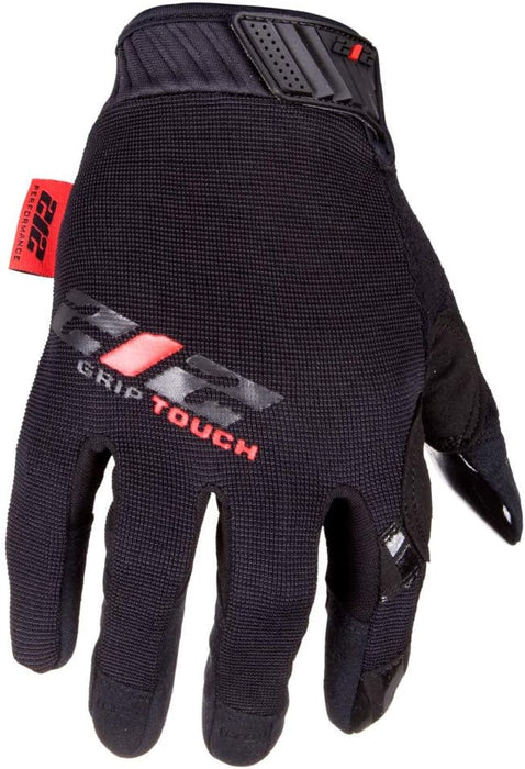212 Performance Touch-screen Compatible, High Grip Gloves for Mechanics, High Dexterity, Adjustable Closure, Black, Medium