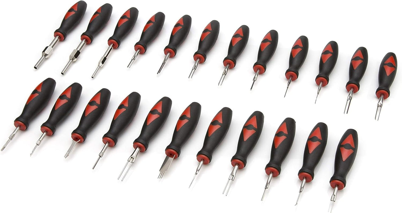 Steelman 95839 23-Piece Universal Terminal Tool Kit for Auto Technicians, Safely Remove Wires from Terminal Block Without Damage