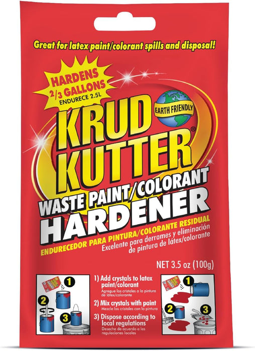 Krud Kutter PH3512-12PK Waste Paint Hardener Crystals, 3.5 oz, Cream, 12 Pack