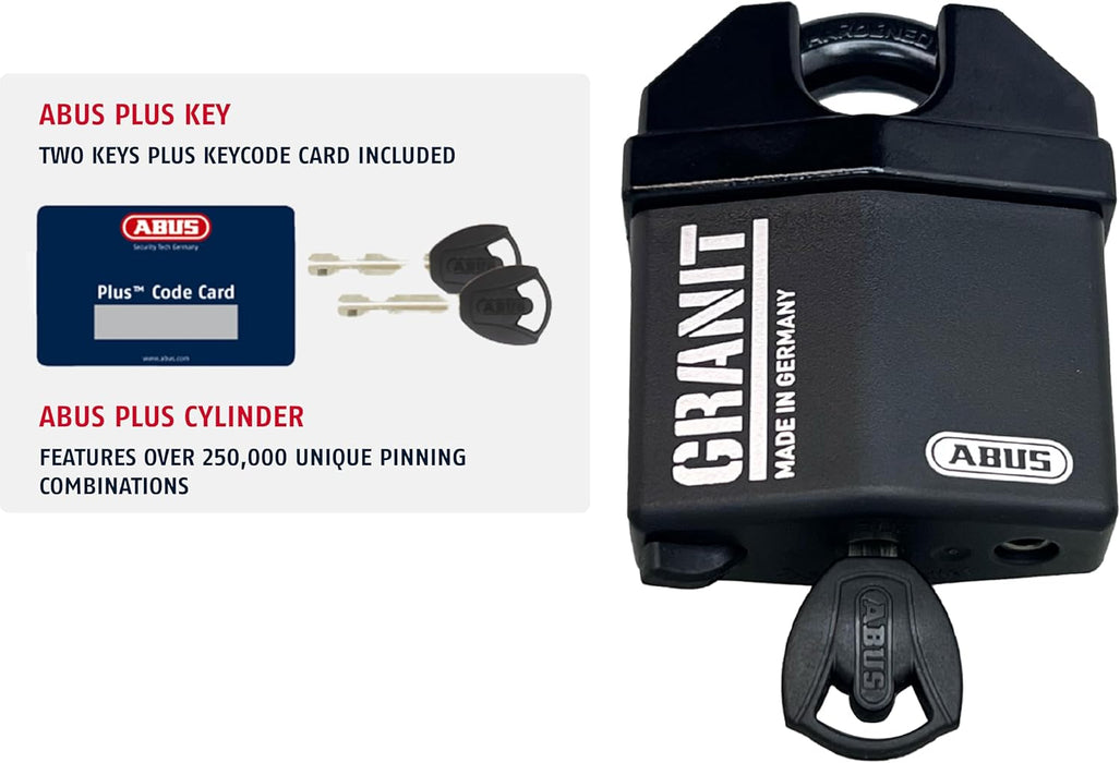 ABUS 37/60 KA Granit Alloy Steel Padlock Keyed Alike, Code 5544653