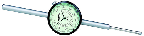 INSIZE 2326-2 Long Stroke Dial Indicator, 2", Graduation .001"