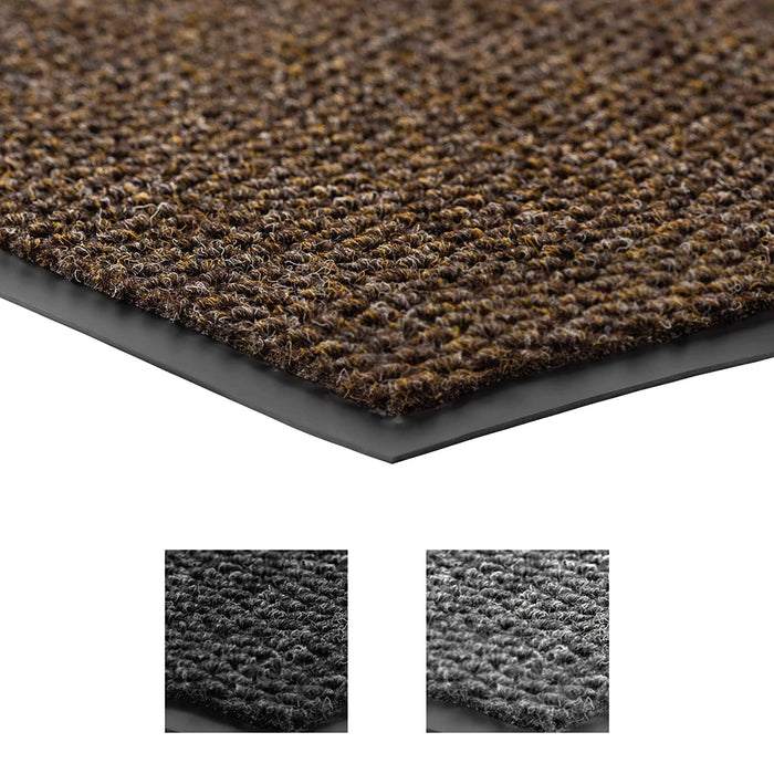 Notrax - 136S0046BR 136 Polynib Entrance Mat, for Home or Office, 4' X 6' Brown 4' x 5'11" (Rectangular) Brown