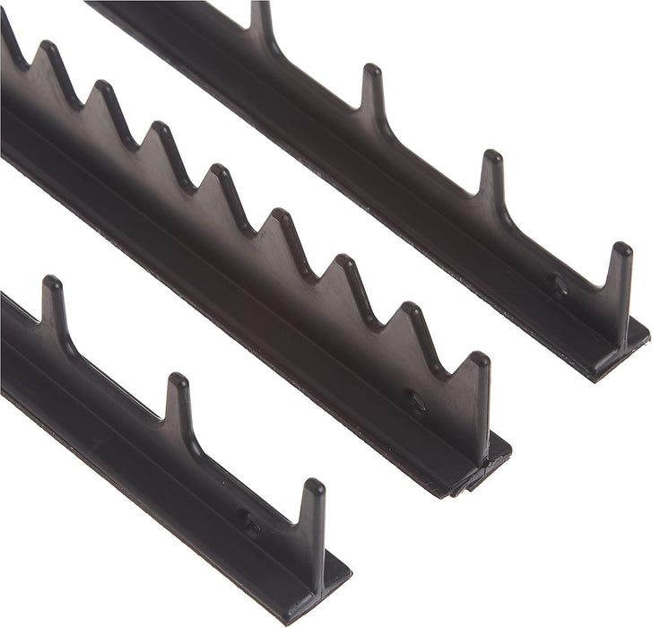 Ernst Manufacturing 6011M Screwdriver Rail Set with Magnetic Backing, 20 Tool, Black 40 Tool Magnetic Backing Black