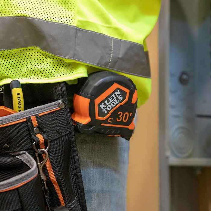 Klein Tools 9230 Tape Measure, 30-Foot Magnetic Double-Hook