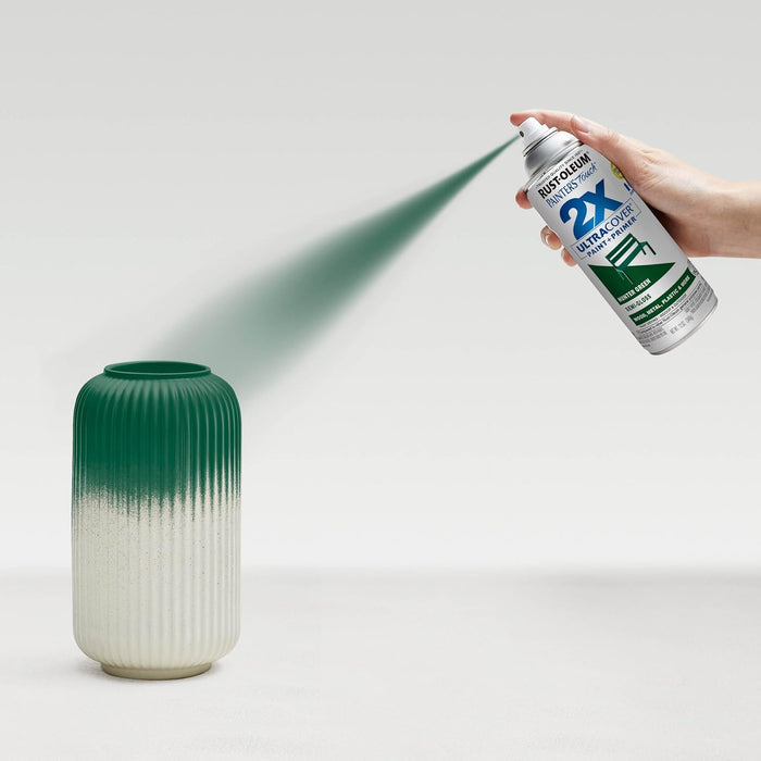 Rust-Oleum 249853 Painter's Touch 2X Ultra Cover Spray Paint, 12 oz, Semi-Gloss Hunter Green (Pack of 1)