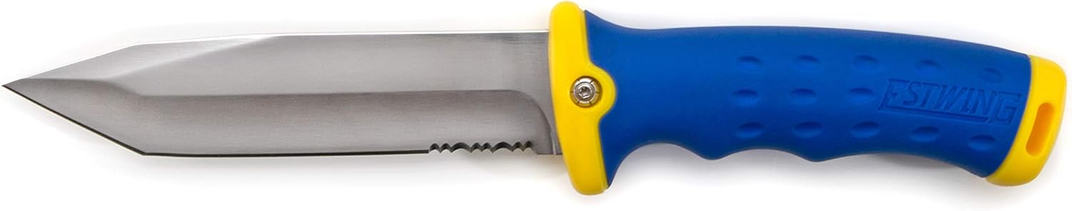 Estwing 42440 5.5-Inch Fixed Blade Tanto Point Hunting/Outdoor/Tactical Knife with Multi-Mount Sheath, Stainless Steel