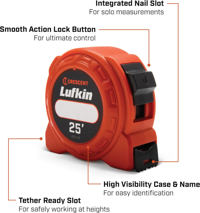 Crescent L625-02 Lufkin 25' Power Tape