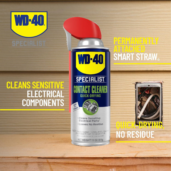 WD-40 300554-6pk Specialist Contact Cleaner Spray, 11 oz. (Pack of 6)
