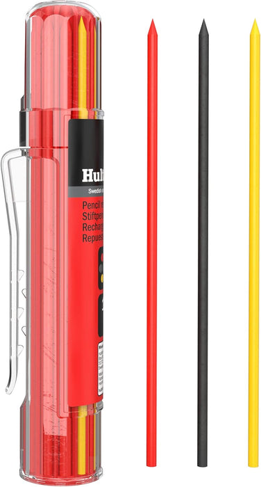 Hultafors Tools 650120U Dry Marker Refills HRD GRY, Red, Graphite, Yellow