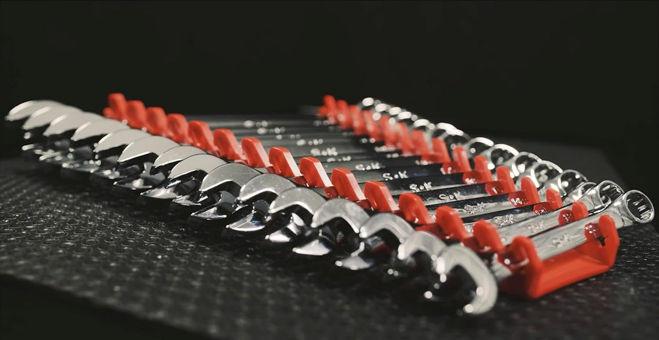 ERNST 5083HV Gripper Wrench Organizer, 11 Tool, High Visibility