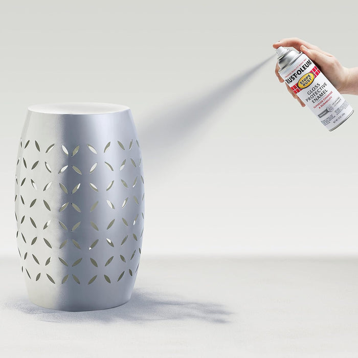 Rust-Oleum 7786830 Stops Rust Spray Paint, 12 oz, Gloss Smoke Gray (Pack of 6)