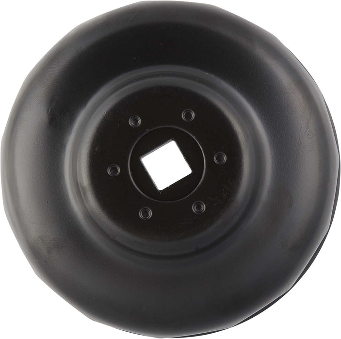 Steelman 06138 Low Profile Oil Filter Cap Wrench Socket 88mm x 15 Flute, 3/8-inch Drive