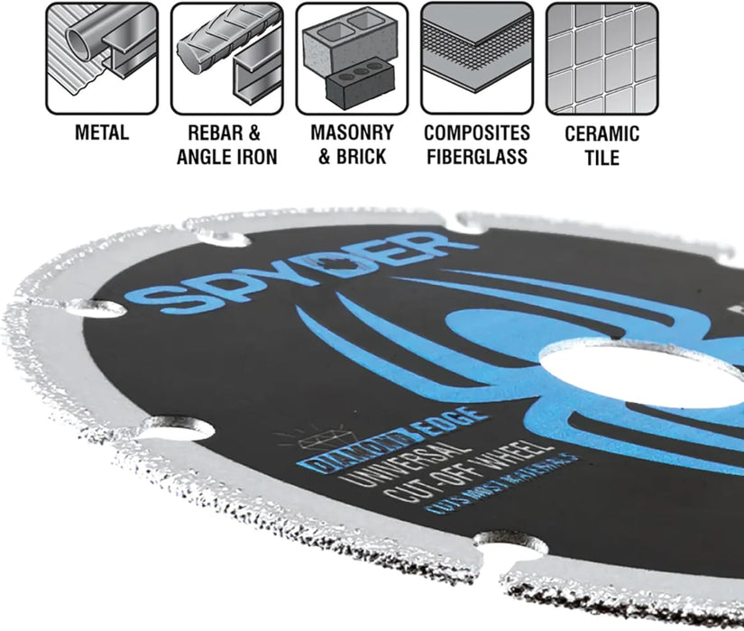 Spyder Diamond Edge Diamond 7-in Cut-Off Wheel 2-Pack