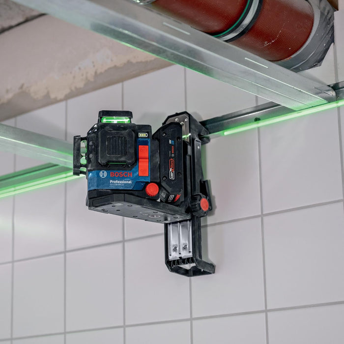 BOSCH GLL330-80CGN 18V 360º Connected Green-Beam Three-Plane Leveling and Alignment Laser - Versatile, High-Visibility Laser with VisiMax Technology and Bluetooth Connectivity (Bare Tool)