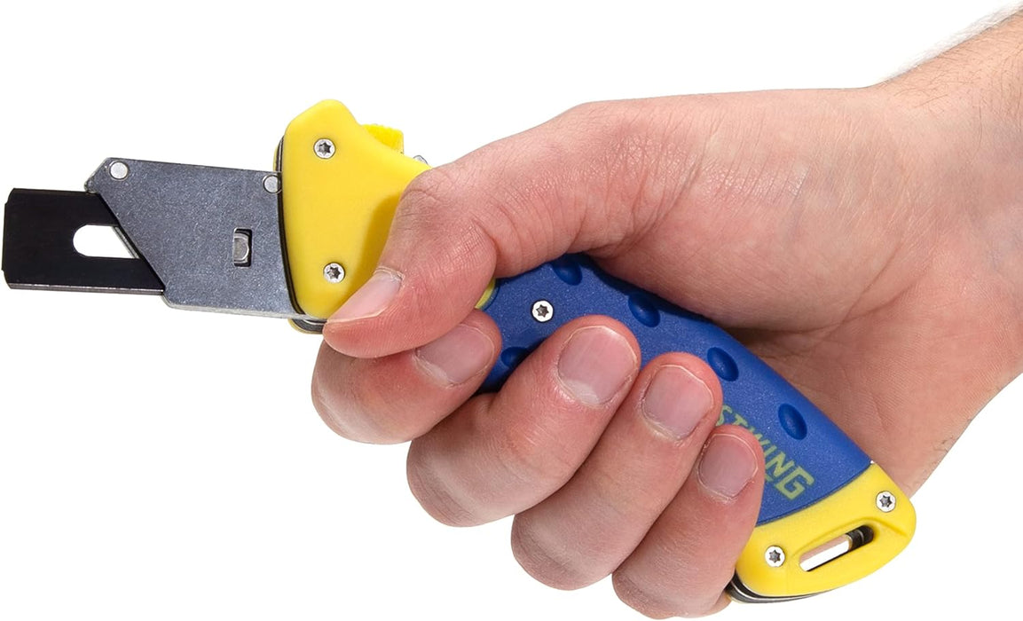 Estwing 42464 3-In-1 Angle Adjusting Retractable Carpet/Flooring and Utility Knife