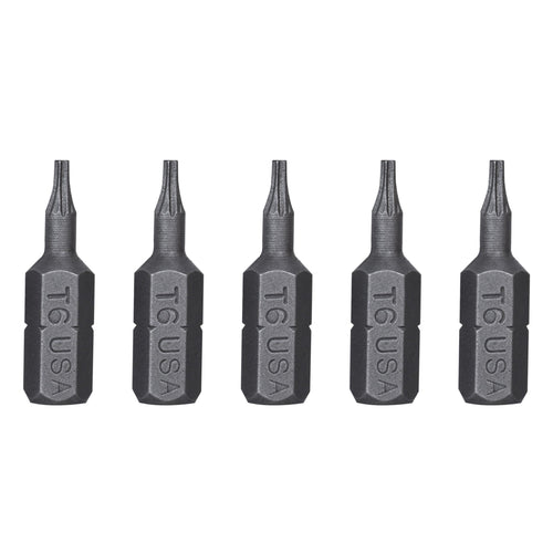 Mayhew Tools 18796-5 Torx Insert Bit, T6 x 1" (Pack of 5)