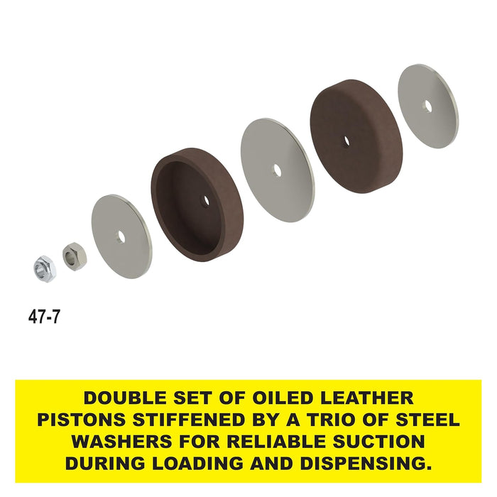 Albion Engineering Company DL-59-T13 Professional Line Special Deluxe Manual Bulk Caulking Gun, 30 oz