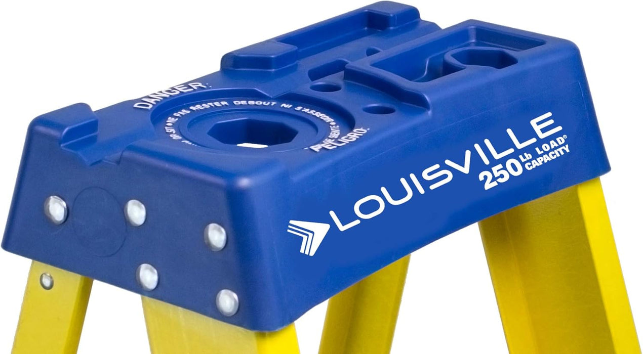 Louisville Ladder FS2008 8-Foot Fiberglass Step Ladder, 250-Pound Load Capacity, Type I