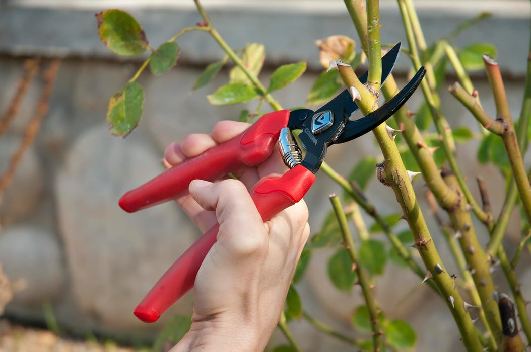 Corona BP 3214D ComfortGEL Bypass Hand Pruner, 3/4-inch, Red