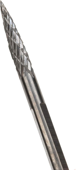 Steelman 18240 1/8-Inch Carbide Double-Cut Burr for Tire Repair Dressing, Remove Debris and Create Uniform Channel for Better Seal with Stem Plugs and Patches - No Adapter