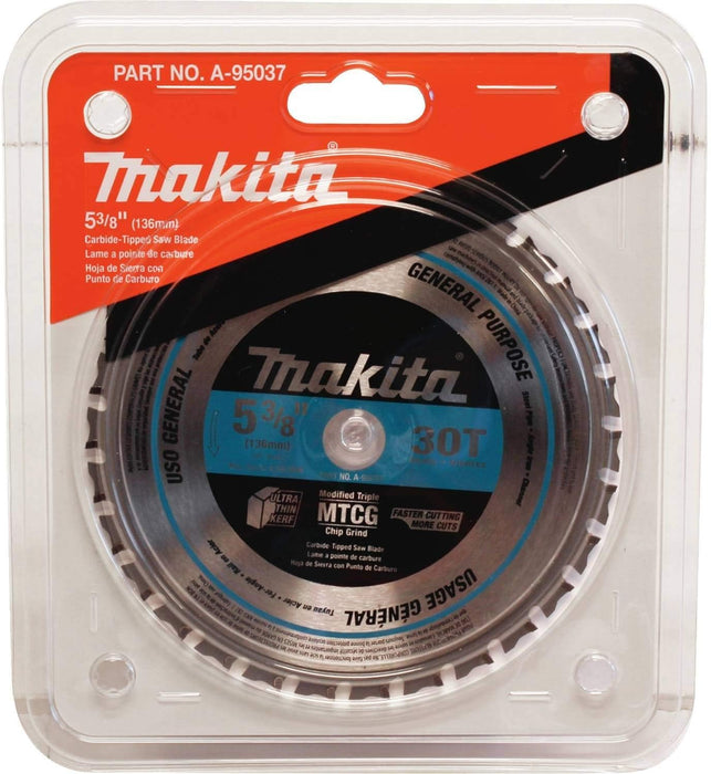 Makita A-95037 TCT Saw Blade 5-3/8-inch by 5/8-inch by 30T