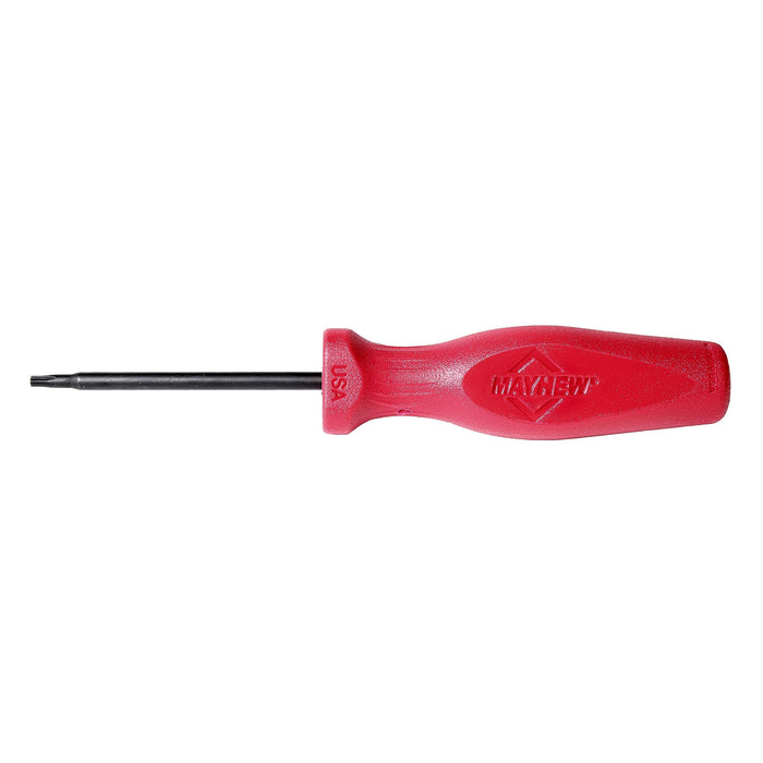 Mayhew Tools 27402 USA Torx Screwdriver, Red, T15 x 3-Inch