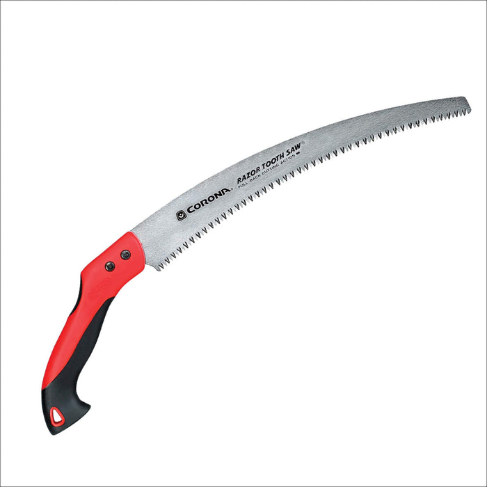 Corona Tools RS7395 14-Inch RazorTOOTH Pruning Saw, Tree Saw Designed for Single-Hand Use, Curved Blade Hand Saw, Cuts Branches Up to 8" in Diameter