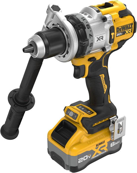 DEWALT DCD1007WW1 20V MAX XR Brushless Cordless 1/2 in. 3-Speed Hammer Drill Kit with XR POWERPACK