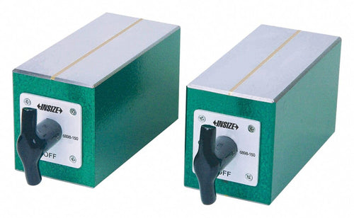 INSIZE 6898-150 Magnetic Rectangular Blocks, 5.9" x 2.8" x 3.3", Pair