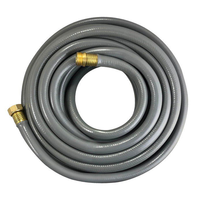 Flexon CG5825 5/8" x 25-Foot Contractor Grade Garden Hose – Heavy-Duty, Kink-Resistant, High Burst Strength, Scuff-Resistant Outer Jacket, Crush-Proof Brass Fittings, Ideal for Landscaping and Job Sites