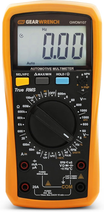 GEARWRENCH Automotive Pro Digital Multimeter | GWDM107