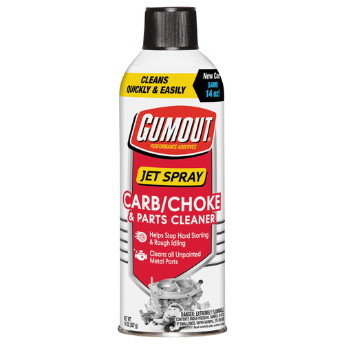 Gumout 800002231 Carb/Choke Carburetor Cleaner Spray, Carb Intake Valve Cleaner Cleans Gum Varnish & Dirt Inside & Outside Carburetor Chamber 14 Oz. (Pack of 6)