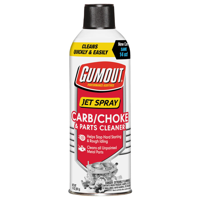 Gumout 800002231 Carb/Choke Carburetor Cleaner Spray, Carb Intake Valve Cleaner Cleans Gum Varnish & Dirt Inside & Outside Carburetor Chamber 14 Oz. (Pack of 6)