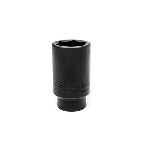GEARWRENCH (3162D) 1/2" Drive Deep Axle Nut Socket GM 36mm, 6 Point, Black