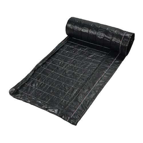 Mutual Industries 1776-14 Wire Backed Silt Fence, 100' Length x 36" Width, Black