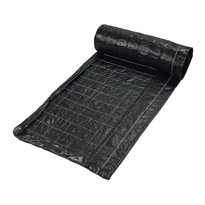 Mutual Industries 1776-14 Wire Backed Silt Fence, 100' Length x 36" Width, Black