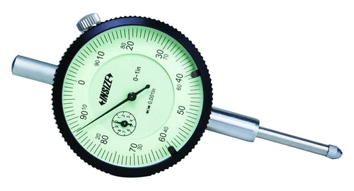 INSIZE 2307-055 Dial Indicator, .5", Graduation 0.0005"