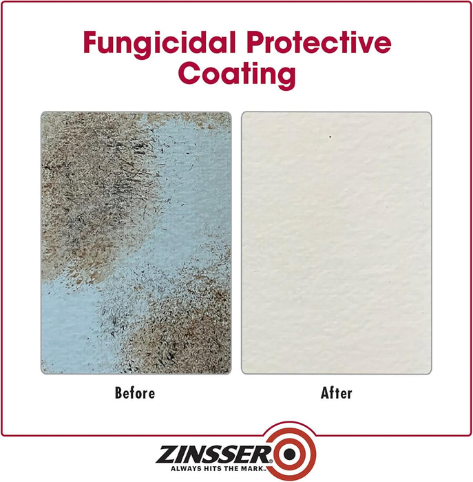 qt Zinsser 276087 White Zinsser, Mold Killing Primer Water-Based Mold Killing Primer