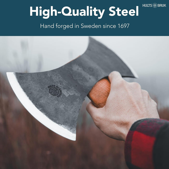 Hults Bruk 840752 Motala Double Bit Axe, 3.75 lb Head, 30" Handle