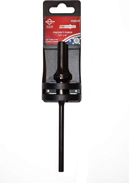 Mayhew Tools 32041HT Pneumatic Drift Punch, 1/4" x 6", Hang Tag