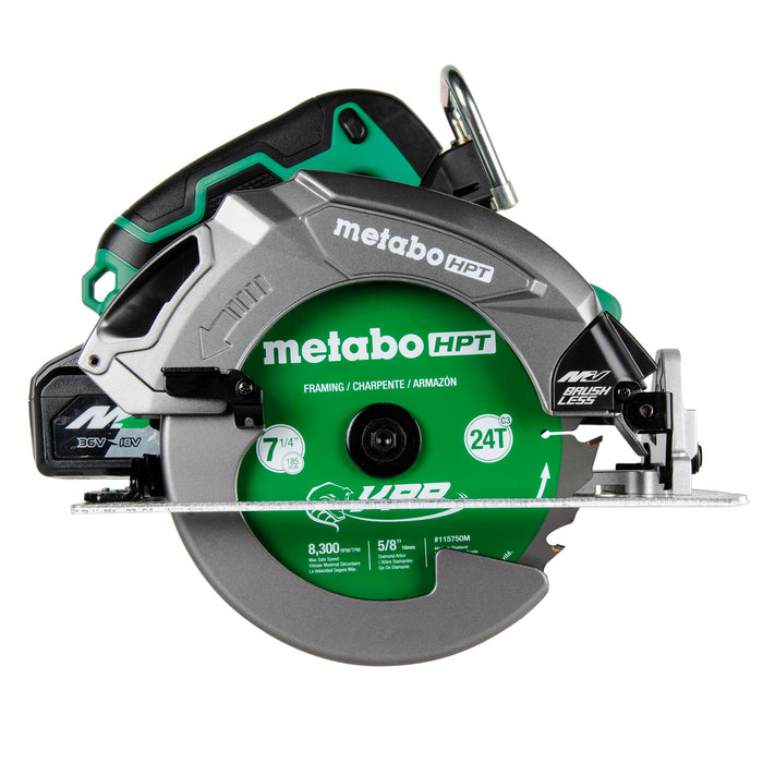 Metabo HPT 36V MultiVolt 7-1/4-Inch Circular Saw w/Torque Boost Technology, C3607DB