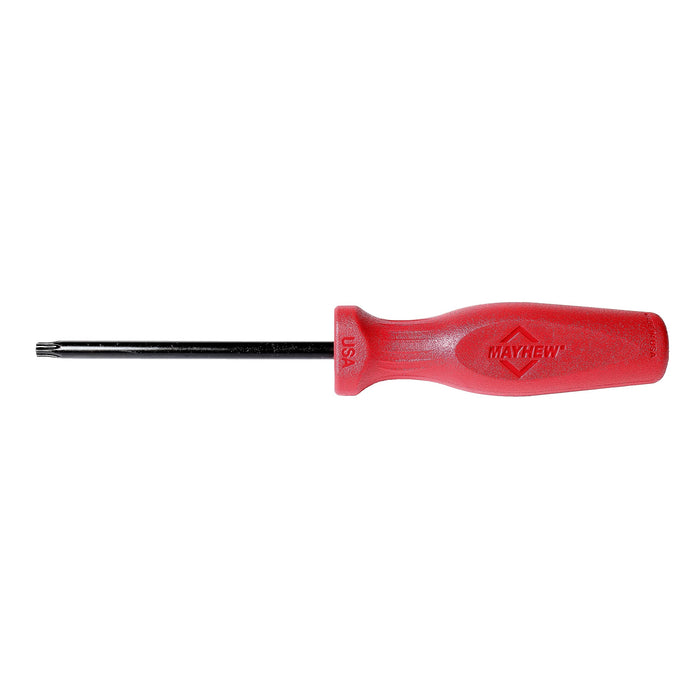 Mayhew Tools 27410 USA Torx Screwdriver, Red, T30 x 4-Inch