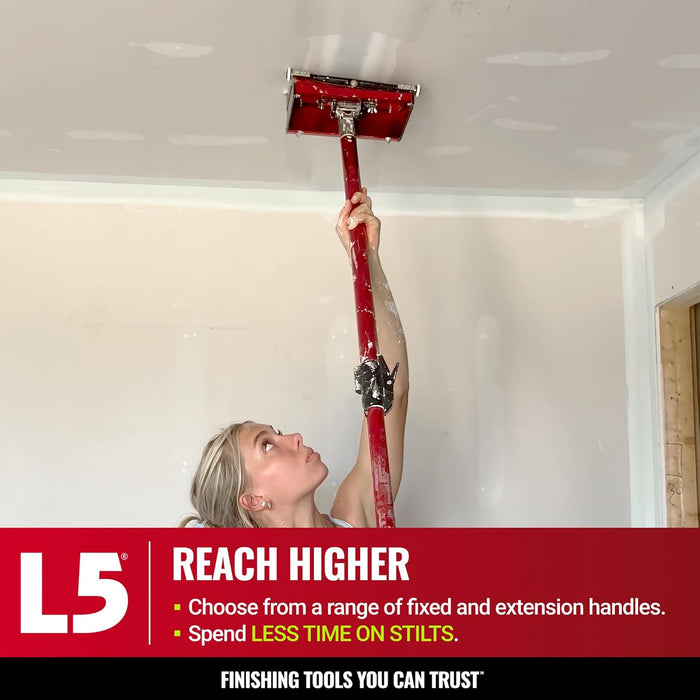 LEVEL5  4-764 7-Inch Flat Box, Pro-Grade, Quick Clean, Drywall Sheetrock Gyprock Wallboard Finishing